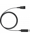 Kabel der forbinder dit bordtelefon-headset til din PC