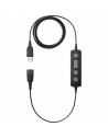 Kabel der forbinder bordtelefon headset til PC med opkaldskontrol-enhed