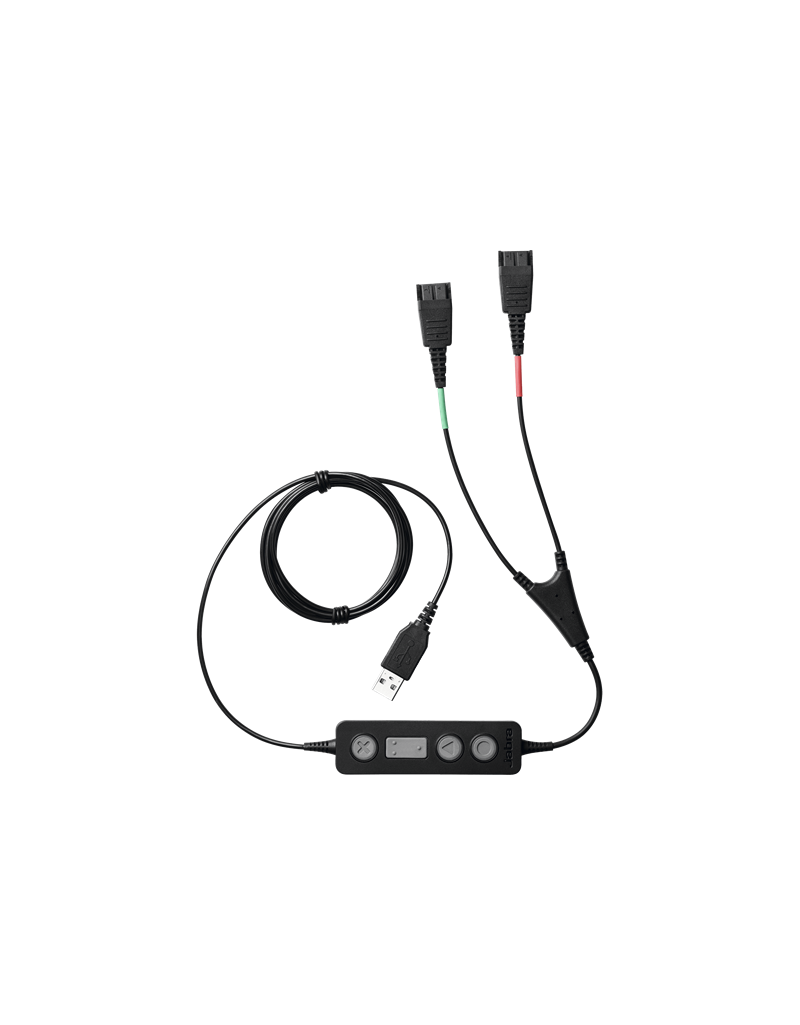 Y-Kabel med USB og 2 QD (Quick disconnect) stik