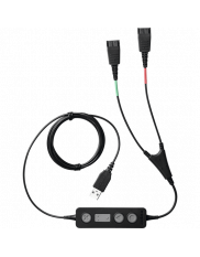 Y-Kabel med USB og 2 QD (Quick disconnect) stik