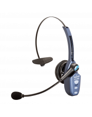 BlueParrott B250-XTS vist med mikrofon stangen kan roteret. På denne måde kan headsettet bæres på modsatte øre