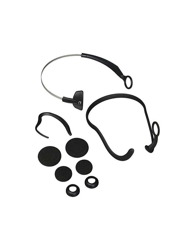 Udstyr så Blueparrott C400-XT headsettet  kan bæres på forskellige måder.