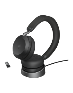 Jabra Evolve2 75 – USB-A MS Teams med opladningsstander