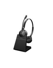 Jabra Engage 55 Headset Trådløs Kontor Callcenter Bluetooth Opladningsstativ Sort