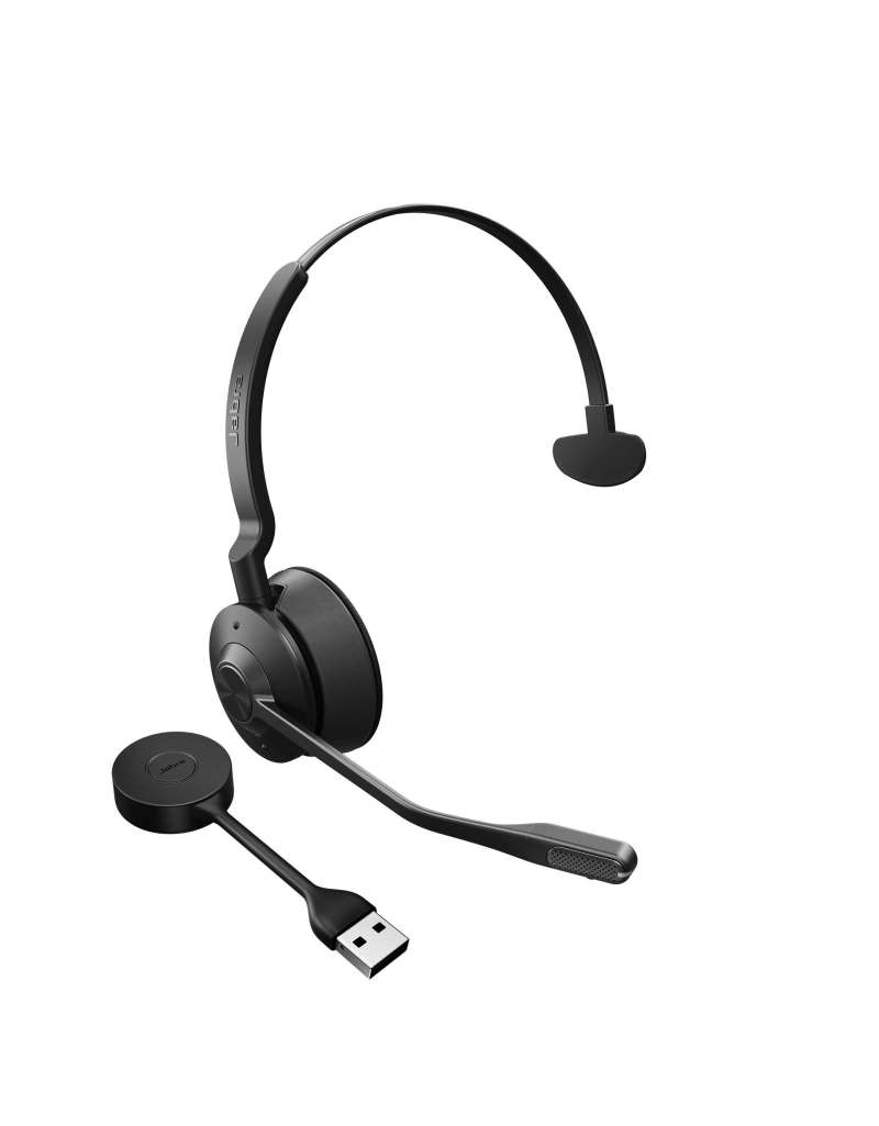 Jabra Engage 55 Headset Trådløs Kontor Callcenter Sort, Titanium