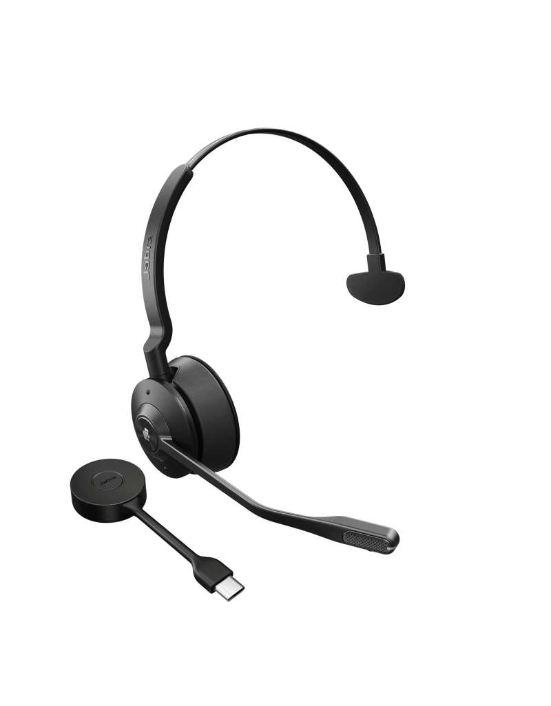 Jabra Engage 55 Headset Trådløs Kontor Callcenter Sort, Titanium