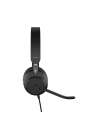 Jabra Evolve2 40, MS Stereo Headset Ledningsført Kontor Callcenter USB Type-A Sort