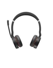 Jabra Evolve 75 Headset Kabel & trådløs Opkald musik Bluetooth Opladningsstativ Sort