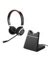 Jabra Evolve 65 MS Stereo Headset Kabel & trådløs Kontor Callcenter Micro-USB Bluetooth Sort