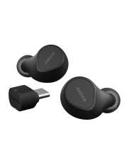 Jabra Evolve2 Buds Headset True Wireless Stereo (TWS) I ørerne Opkald musik Bluetooth Sort