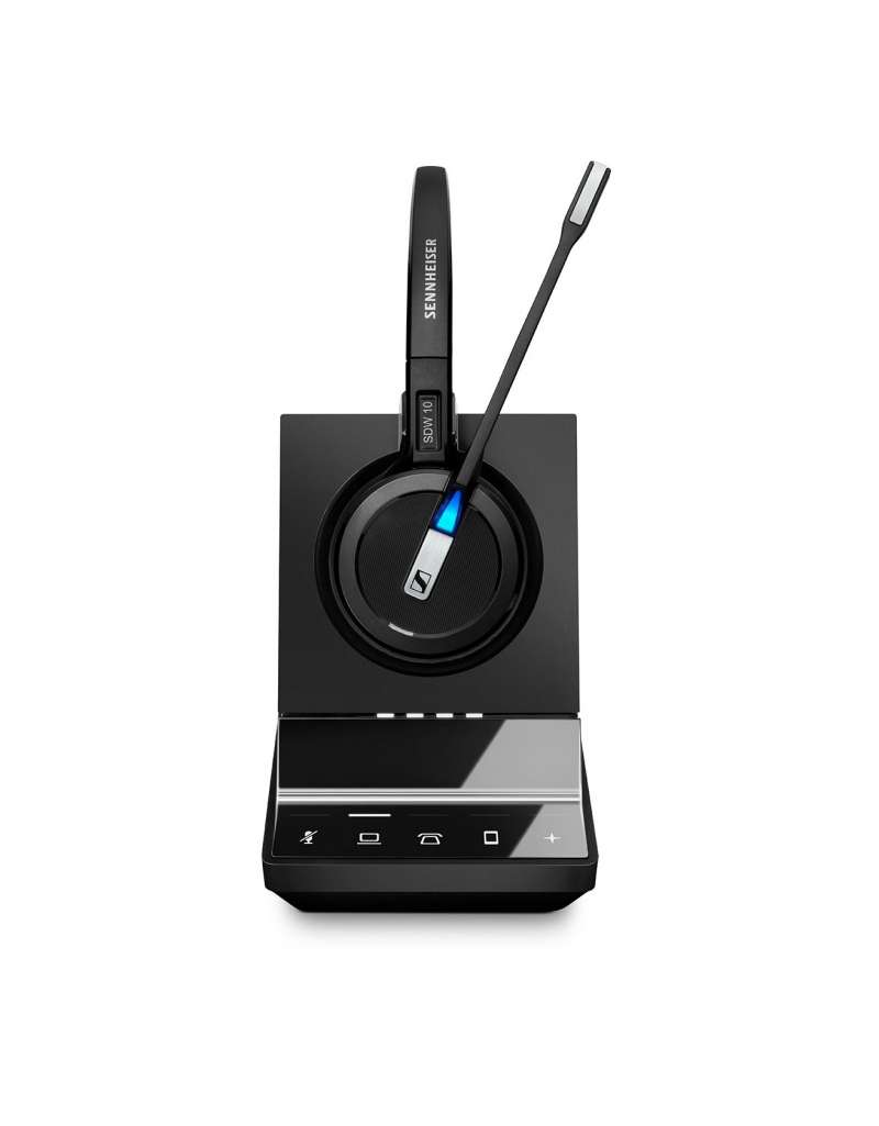 Sennheiser SDW 5015 ML DECT headset system til PC/Softphone og bordtelefon, Skype for Business og Microsoft Teams certificeret