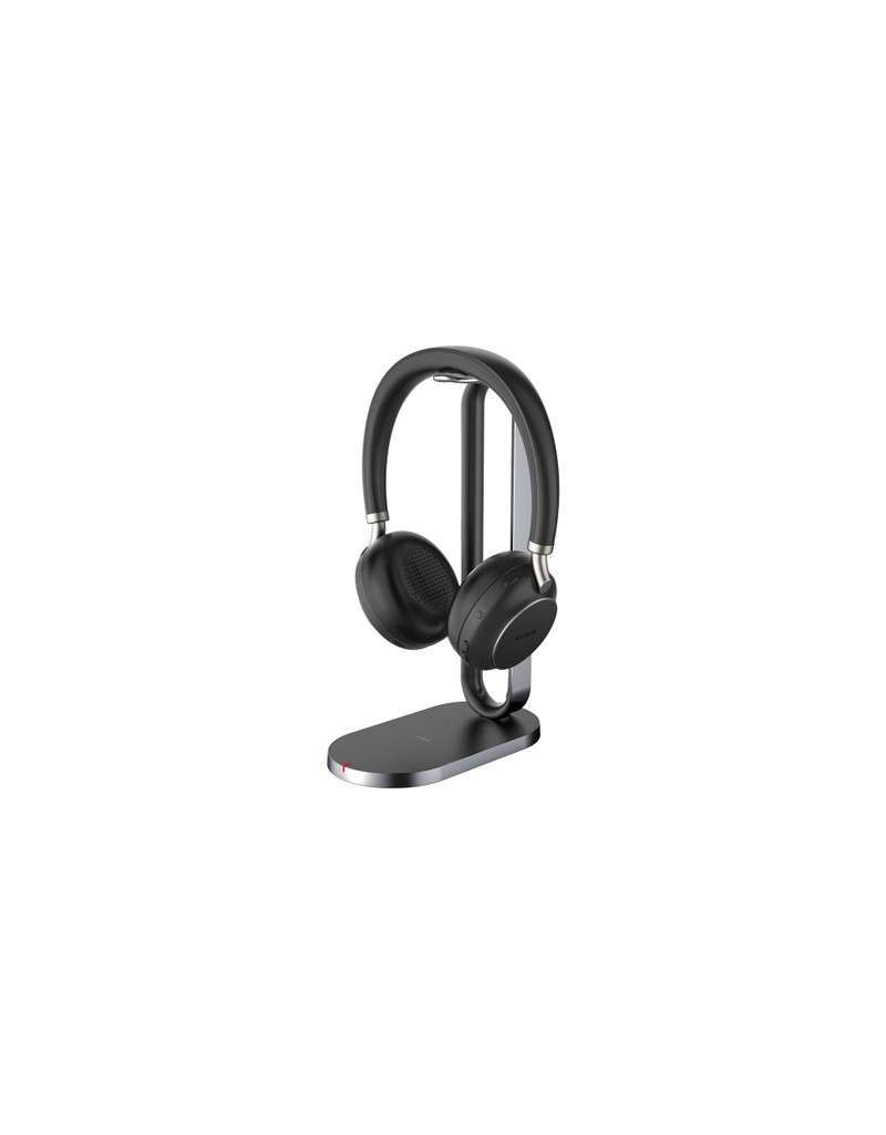 Yealink BH76 Headset Trådløs Håndholdt Opkald musik USB Type-C Bluetooth Opladningsstativ Sort