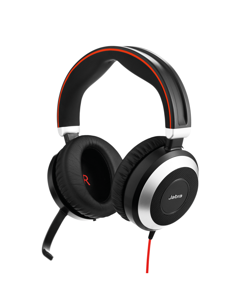 Jabra Evolve 80 MS set forfra