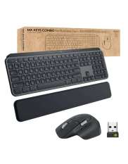 Logitech MX Keys combo for Business Gen 2 tastatur Mus inkluderet Kontor RF trådløs + Bluetooth QWERTY Dansk, Finsk, Nordisk,