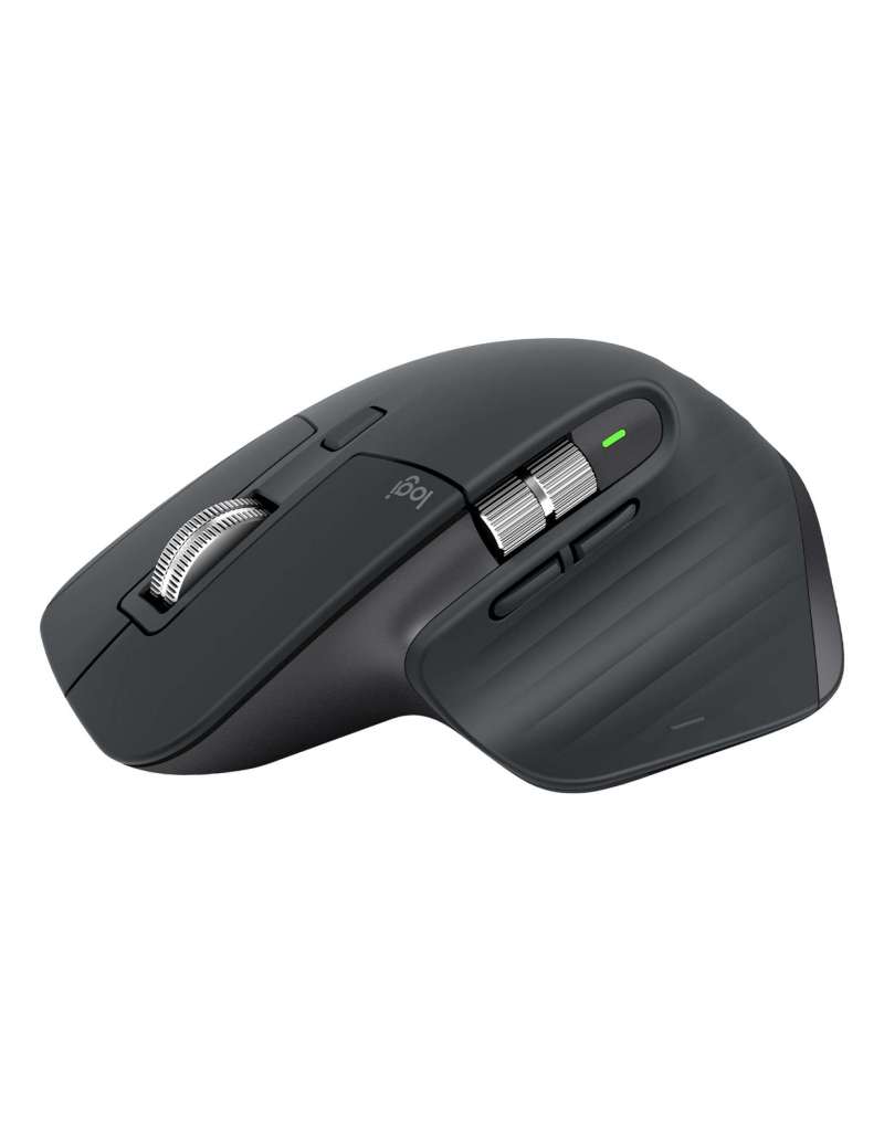 Logitech MX Master 3S mus Kontor Højre hånd RF trådløs + Bluetooth Laser 8000 dpi