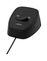 Jabra Link 180 Switch seamlessly between desk and softphone, Plug & Play solution for corded Jabra Headsets with PC-based audio 