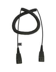 Extension cord, QD to QD, coiled, 0,5 - 2 meters