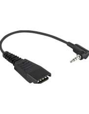 QD Cord to 3.5mm plug without call controller e.g. Blackberries, I-Phones