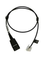 QD to RJ45, straight, unbalanced version for GN1900/GN2000 and GN2100 Standard Headset on Siemens Openstage