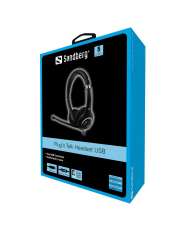 Sandberg Plug'n Talk Headset USB Black in a box