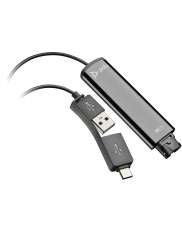 POLY|HP DA75 USB to QD Black Adapter TAA