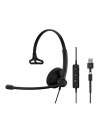 EPOS 1001419 hovedtelefoner headset Ledningsført Kontor Callcenter USB Type-C   USB Type-A Sort