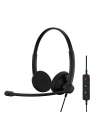 EPOS 1001421 hovedtelefoner headset Ledningsført Kontor Callcenter USB Type-C   USB Type-A Sort