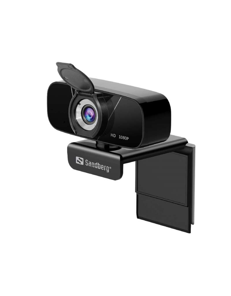 Sandberg 134-15 webcam 2 MP 1920 x 1080 pixel USB 2.0 Sort
