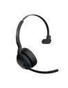 Jabra Evolve2 55 Headset Kabel & trådløs Kontor Callcenter Bluetooth Opladningsstativ Sort