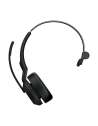Jabra Evolve2 55 Headset Kabel & trådløs Kontor Callcenter Bluetooth Opladningsstativ Sort