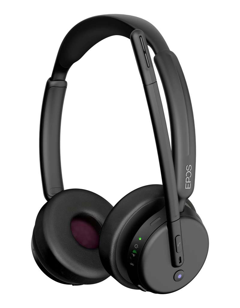 EPOS 1001490 hovedtelefoner headset Kabel & trådløs Kontor Callcenter USB Type-C Bluetooth Sort