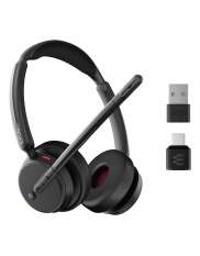 EPOS 1001490 hovedtelefoner headset Kabel & trådløs Kontor Callcenter USB Type-C Bluetooth Sort