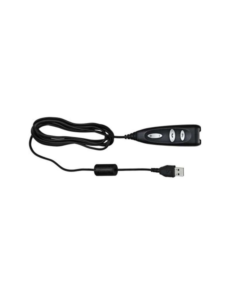 EasyDisconnect kabel med med indbygget lydkort og opkaldskontrol og USB adapter