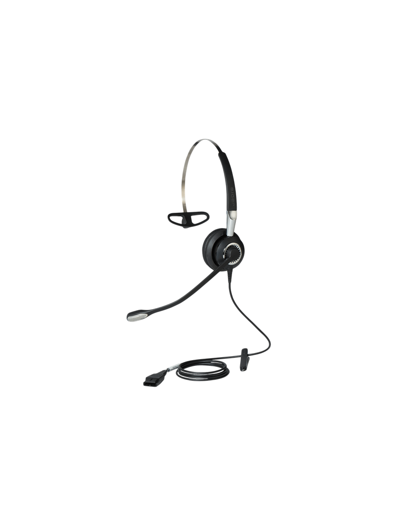 Jabra BIZ™ 2400 II har Quick Disconnect stik og noise cancelling mikrofon